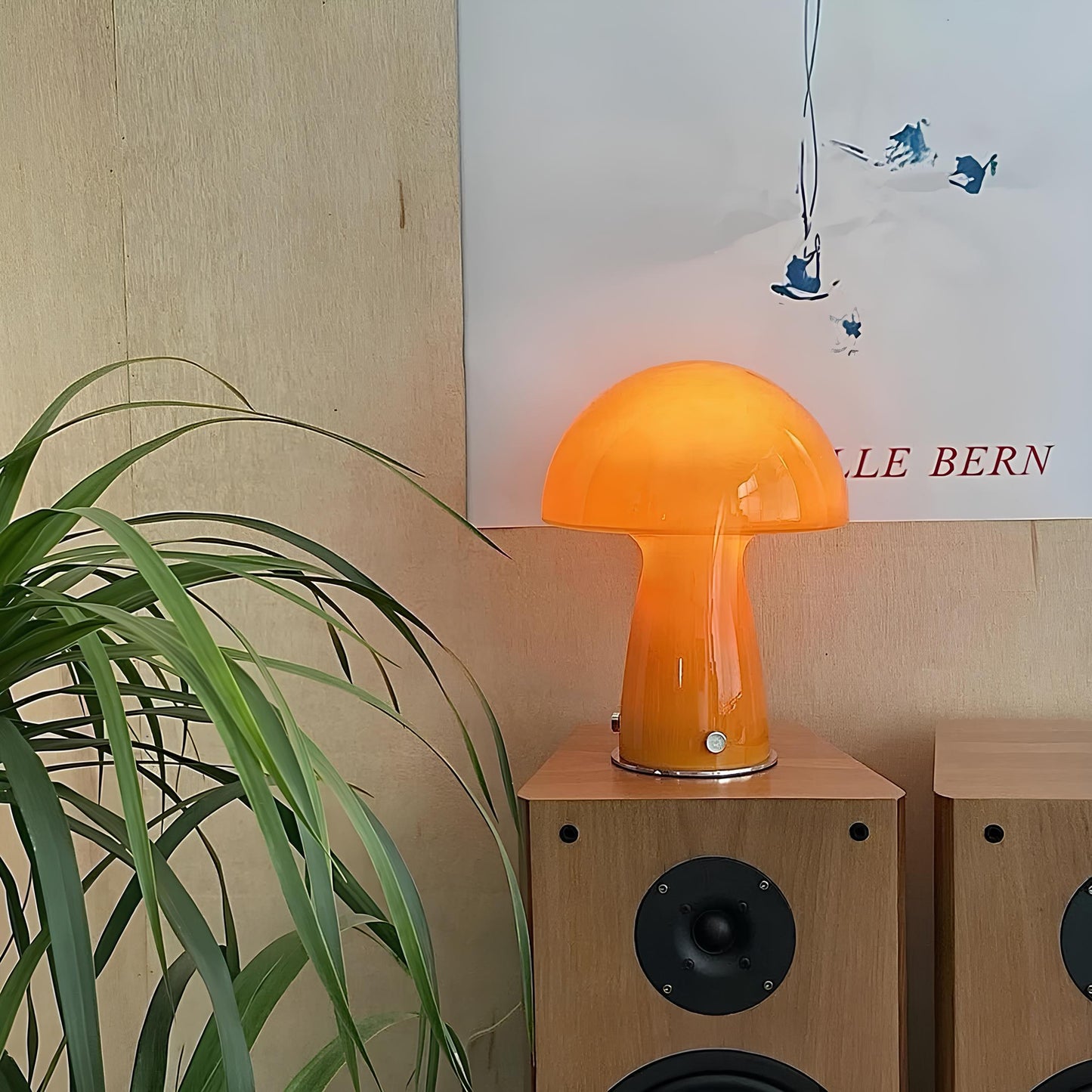 Lampada a forma di fungo stile retrò anni '70 di Alasy