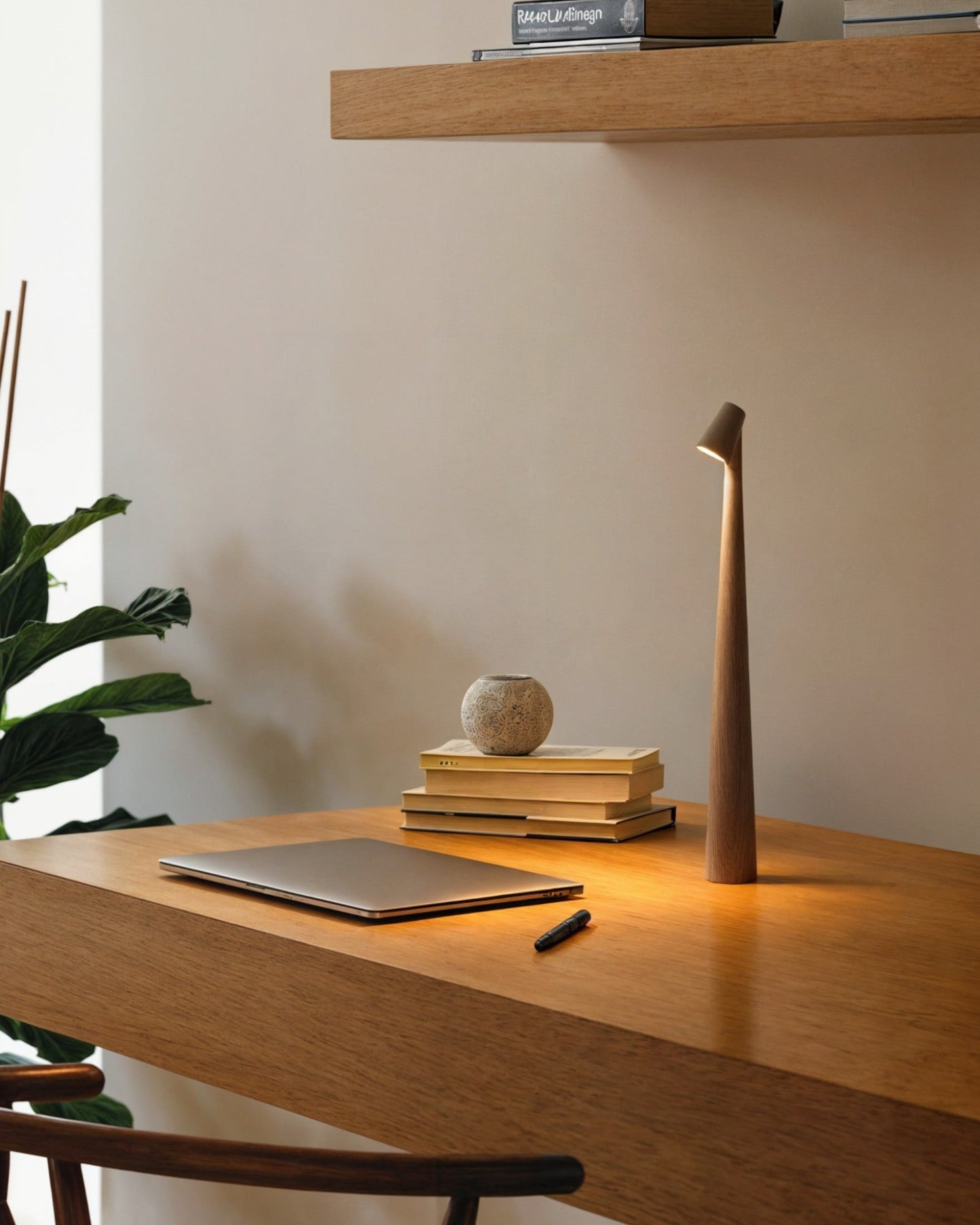 Lámpara de mesa recargable moderna VersaLight