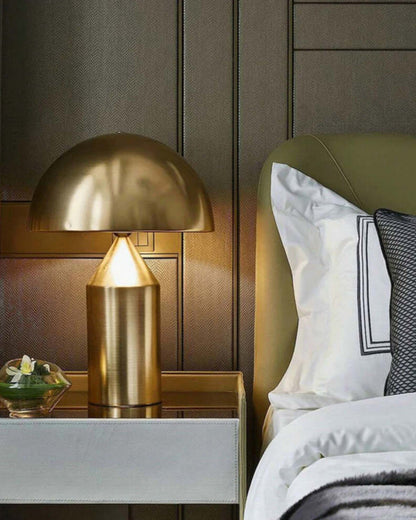 Lámpara de mesa Apollo con forma de hongo