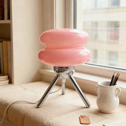 Lampada da tavolo in vetro Pisano