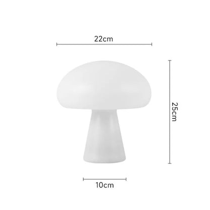 Lámpara de mesa Funji con forma de hongo