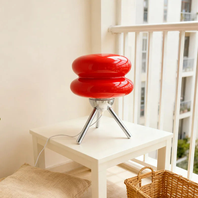 Lampada da tavolo in vetro Pisano