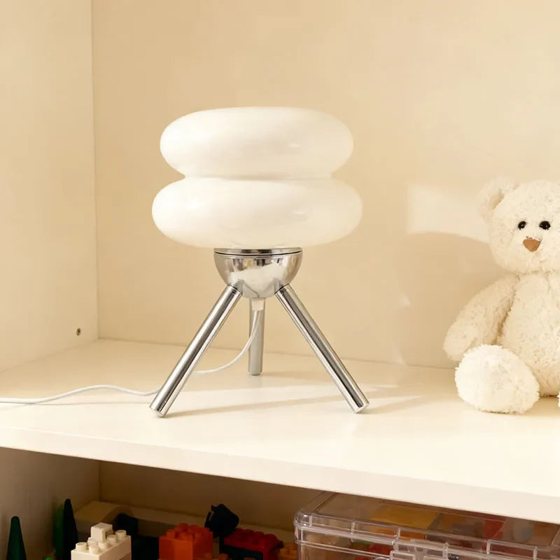 Lampada da tavolo in vetro Pisano