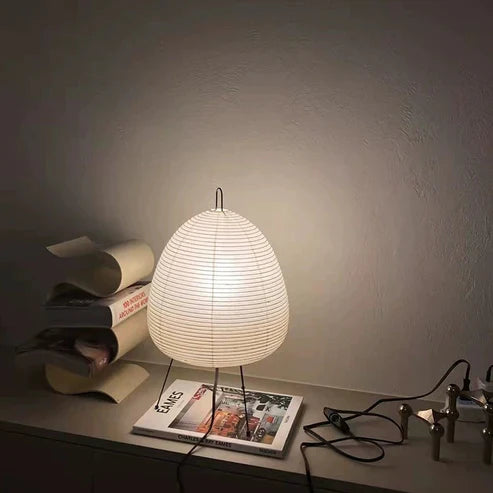 Lampada da tavolo o da terra giapponese Akara Tulip