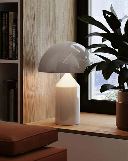 Lámpara de mesa Apollo con forma de hongo