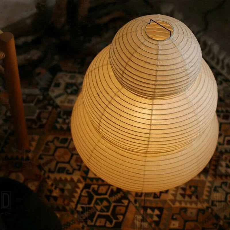 Lampada orientale Akari a forma di zucca