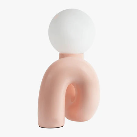 Lampada da tavolo Ophelia color avorio