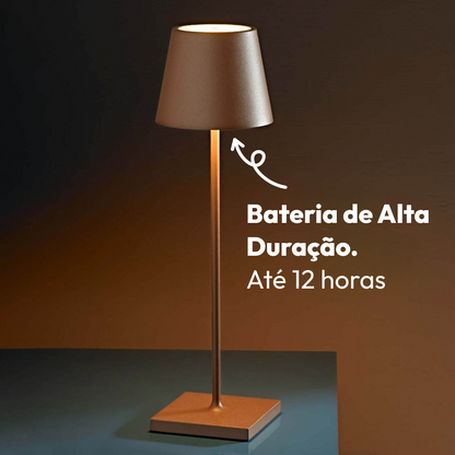 Lámpara de mesa recargable Poldina Pro