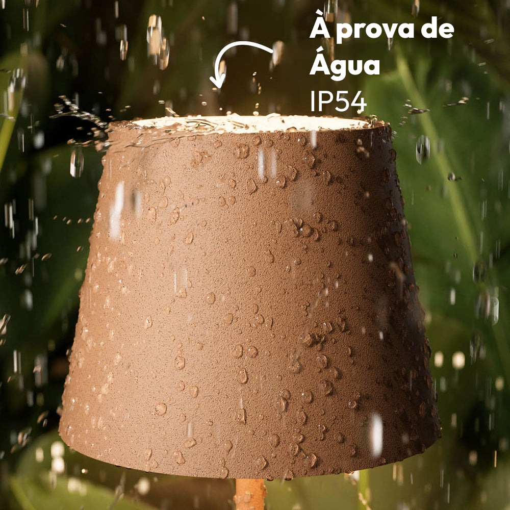 Lámpara de mesa recargable Poldina Pro